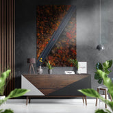Road Brushed Aluminium Dibond Wall Art.